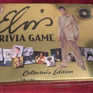 Elvis Trivia Game Collector's Edition - Gold Box